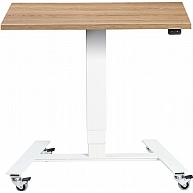 Flex Electric Height Adjustable Laptop and Touchdown Tables - Reception Area