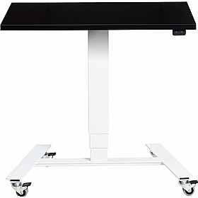 Flex Electric Height Adjustable Laptop and Touchdown Tables - Reception Area