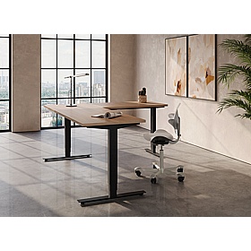 Advance Triple Motor Electric Height Adjustable Corner Office Desks - Office Desks