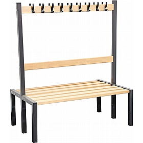 Veste Premium Double Sided Changing and Cloakroom Bench Seats with Hooks