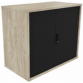 Unified Wooden Tambour Office Cupboards - Office Storage