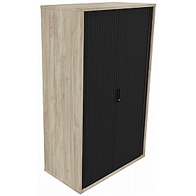 Unified Wooden Tambour Office Cupboards - Office Storage