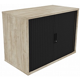 Unified Wooden Tambour Office Cupboards - Office Storage