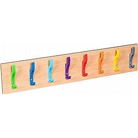 Veste Cloakroom Wall Mounted Coloured Coat Hooks