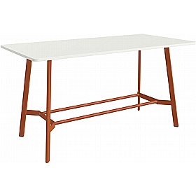 Minimus Curve Rectangular High Breakout and Meeting Tables - Meeting Room