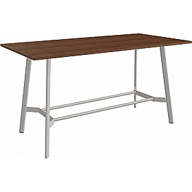 Minimus Rectangular Veneer High Breakout and Meeting Tables - Meeting Room