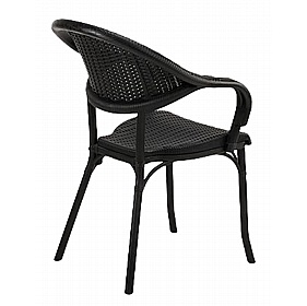 Paris Rattan Polypropylene Bistro Armchairs - Breakout & Canteen