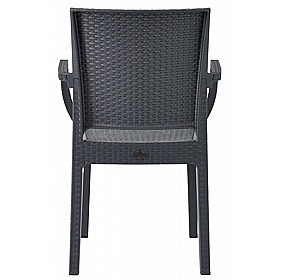 Canterbury Rattan Polypropylene Bistro Armchairs - Breakout & Canteen