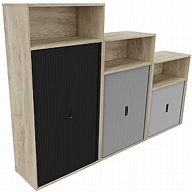 Unified Combination Tambour Office Cupboards - Office Storage