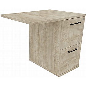 Unified Rectangular Desk High Extension Pedestal - Office Storage