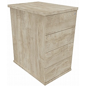 Unified Flush Desk High Pedestals - Office Storage