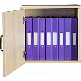 EduStore Wall Mounted 5 File Storage Cupboard - School Furniture