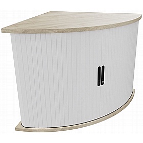 Unified Desk High Radial Tambour Cupboard - Office Storage