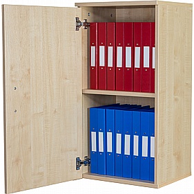 EduStore Wall Mounted 10 File Vertical Storage Cupboard