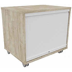 Unified Mobile Vertical Tambour Office Cupboards - Office Storage