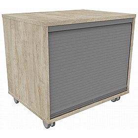Unified Mobile Vertical Tambour Office Cupboards - Office Storage