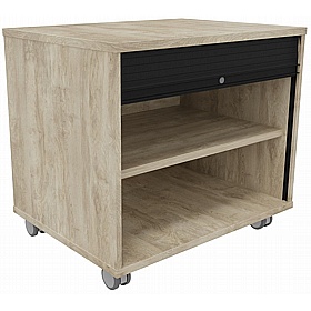 Unified Mobile Vertical Tambour Office Cupboards - Office Storage