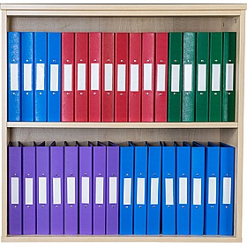 EduStore Wall Mounted 20 File Storage Unit - School Furniture