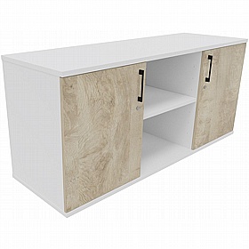 Unified Duo 2 Door Credenza Storage Unit - Office Storage