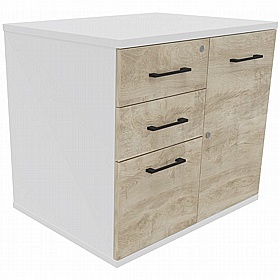 Unified Duo Combi Desk High Office Storage