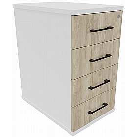 Unified Duo Desk High Pedestals - Office Storage