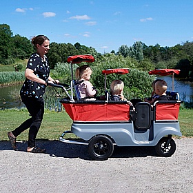 Winther Turtle Kiddy Deluxe 6 Person Bus - School Furniture