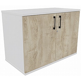 Unified Duo Large Volume Double Door Office Cupboards - Office Storage