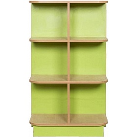 KubbyClass Library Hideaway Double Play Nook and Storage Bundle - School Furniture