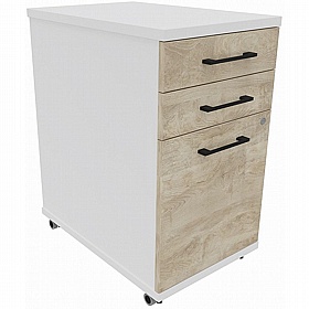 Unified Duo Mobile Desk High Pedestals