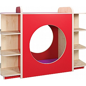 KubbyClass Library Hideaway Play Nook and Storage Bundle
