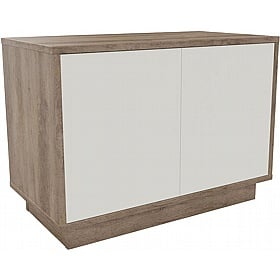 Boss Design Contract 2 Door Desk High Credenza with Plinth Base - Office Storage