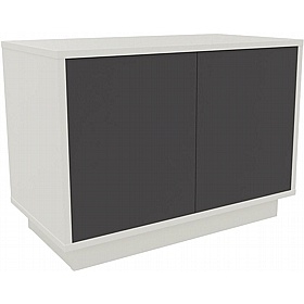Boss Design Contract 2 Door Desk High Credenza with Plinth Base - Office Storage