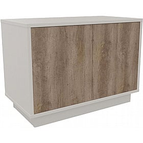 Boss Design Contract 2 Door Desk High Credenza with Plinth Base - Office Storage