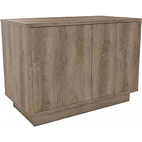 Boss Design Contract 2 Door Desk High Credenza with Plinth Base - Office Storage