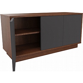 Boss Design Contract 3 Door Desk High Credenza with Plinth Base - Office Storage
