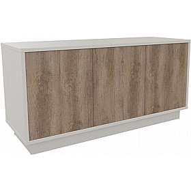 Boss Design Contract 3 Door Desk High Credenza with Plinth Base - Office Storage