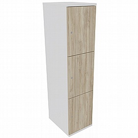 Unified Duo Wooden Office Lockers - Office Storage