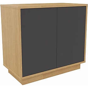Boss Design Contract 2 Door Tall Credenza with Plinth Base - Office Storage