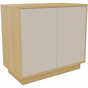 Boss Design Contract 2 Door Tall Credenza with Plinth Base - Office Storage