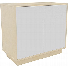 Boss Design Contract 2 Door Tall Credenza with Plinth Base - Office Storage