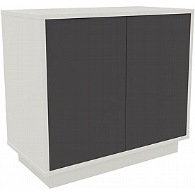 Boss Design Contract 2 Door Tall Credenza with Plinth Base - Office Storage