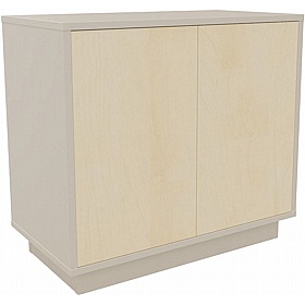 Boss Design Contract 2 Door Tall Credenza with Plinth Base - Office Storage