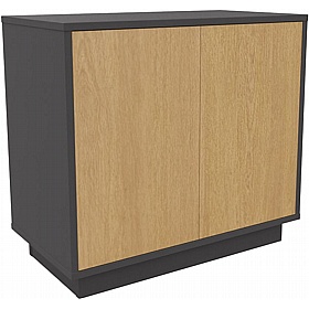 Boss Design Contract 2 Door Tall Credenza with Plinth Base - Office Storage