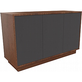 Boss Design Contract 3 Door Tall Credenza with Plinth Base - Office Storage