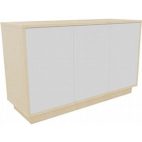 Boss Design Contract 3 Door Tall Credenza with Plinth Base - Office Storage
