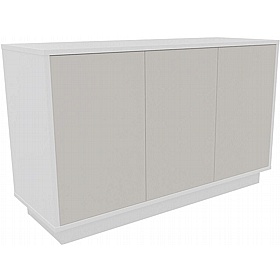 Boss Design Contract 3 Door Tall Credenza with Plinth Base - Office Storage