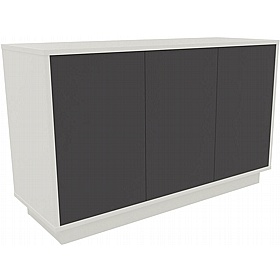 Boss Design Contract 3 Door Tall Credenza with Plinth Base - Office Storage