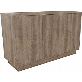 Boss Design Contract 3 Door Tall Credenza with Plinth Base - Office Storage