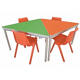 Gopak Enviro Triangular School Tables - School Furniture