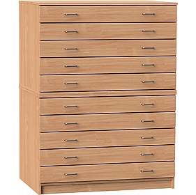 EduStore Static A1 Plan Chests Paper and Art School Storage - School Furniture